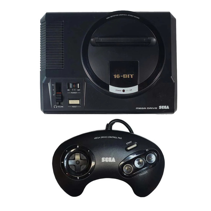 (Pre-Owned) Sega Mega Drive Console - Black - ريترو